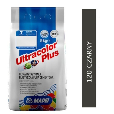MAPEI Fuga Ultracolor Plus 120 CZARNY 5kg