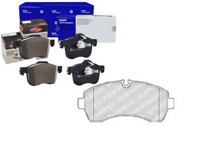 Delphi lp1981 набор тормозных колодок тормозных, тормоза дисковые фото №1