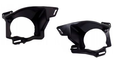 Dacia logan sandero 12- рамка протитуманної фари решітка радіатора тримачі stepway ліва+ права фото №1