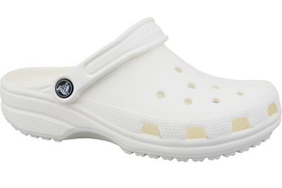 Klapki Crocs Classic Clog 10001-100 białe r. 46/47