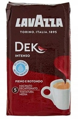 Lavazza Dek Intenso 250g bezkofeinowa kawa mielona