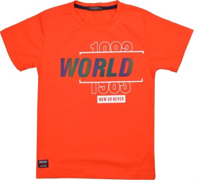MY WORLD T-Shirt 98/104cm ODBLASKOWE LOGO