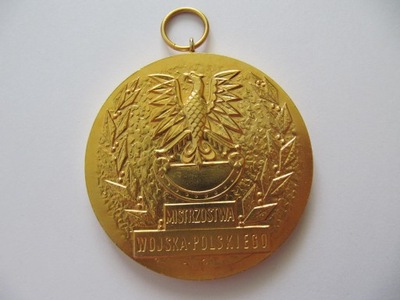 Mistrzostwa Wojska Polskiego. Medal za I miejsce.
