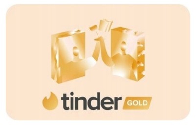 Karta podarunkowa Tinder Gold – 1 miesiąc