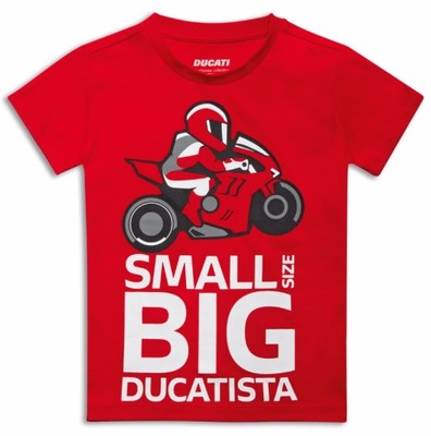 DUCATI T-Shirt Dziecięcy Big Ducatista Red 6-8 A/Y