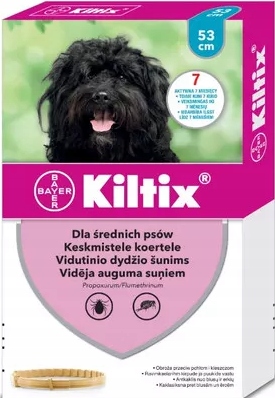 Bayer Kiltix obroża dla psów średnich 53cm