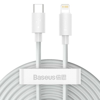 Baseus 2x kabel USB Typ C - Lightning szybki 20W