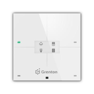 GRENTON SMART PANEL 4B, OLED, TF-Bus biały