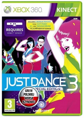 Just Dance 3 XBOX 360 Po Polsku PL