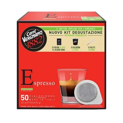Vergnano Espresso kawa w saszetkach ESE 50 saszetek