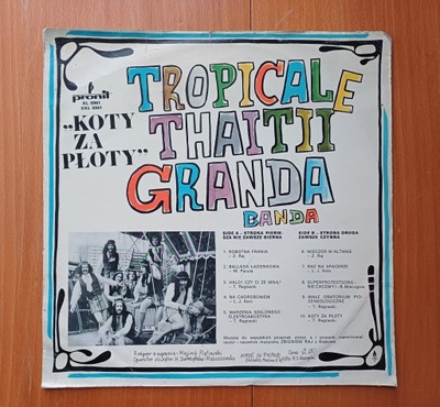 Tropicale Thaitii Granda Banda – Koty Za Płoty