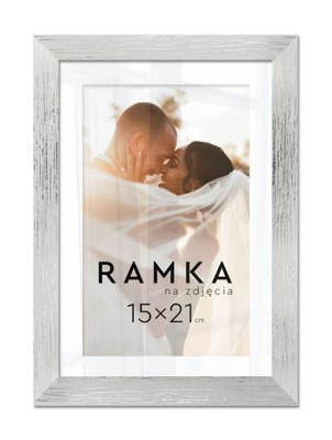 Srebrna Ramka na zdjęcie 15x21 cm Ramki 21x15 cm