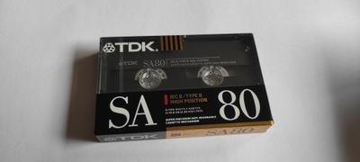 TDK SA 80 1990 NOS folia SA80 $7