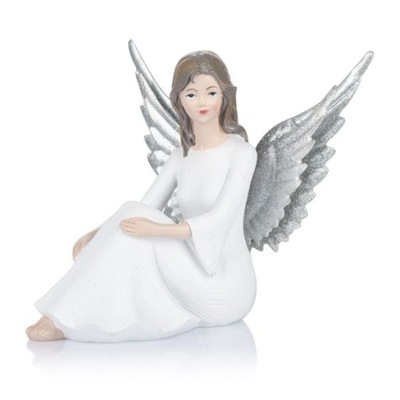 Figura Anioł siedzący 15cm