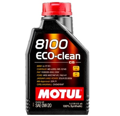 ALYVA VARIKLIO MOTUL 8100 ECO-CLEAN 1L 0W-20 