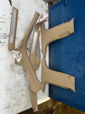 Накладка порог правый  задняя audi a8 d4 4h 4h4864608k фото №1