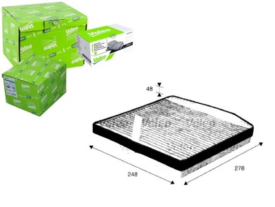 VALEO FILTRO DE CABINA CUK28551 MC669 CAF212211 PCK8  
