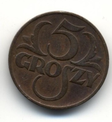 POLSKA 5 groszy 1937