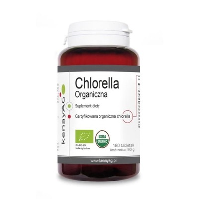 Organiczna Chlorella (180 tabletek) Kenay