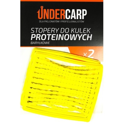 UNDERCARP Stopery do kulek proteinowych żółte