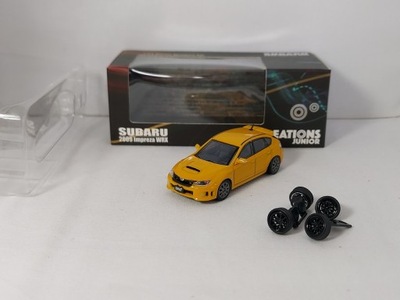 BM Creations 1:64 Subaru Impreza WRX STI 09 yellow