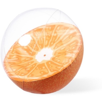 Dmuchana PIŁKA PLAŻOWA POMARAŃCZA pomarańczowa owoc owocowa 28 cm