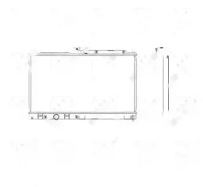 Радиатор воды 53591 nrf фото №1