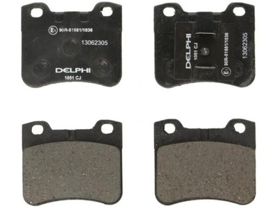 ZAPATAS PARTE DELANTERA DELPHI LP1051  