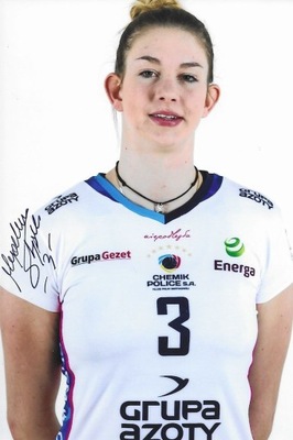 Autograf Magdalena Stysiak, siatkówka