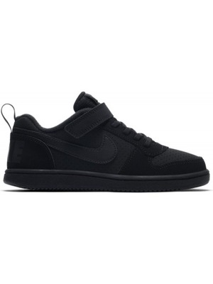 buty NIKE COURT BOROUGH LOW r. 28 czarne SKÓRA