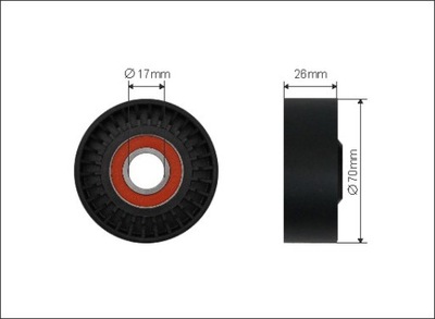 CAFFARO 480-00 ROLLO TENSOR BMW  