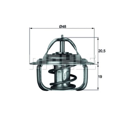 TERMOSTAT, MATERIAL DE REFRIGERACIÓN MAHLE TX 1 71D  