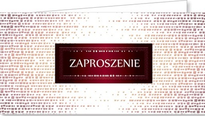 Zaproszenie na imprezę uniwersalne mix 10szt ZAB63