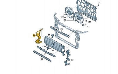 РУЛЬ ВОЗДУХА ПРАВОЕ AUDI Q5 80A121284ED ASO