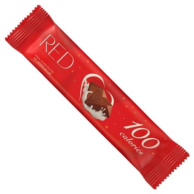 Baton z mlecznej czekolady bez dodatku cukru 26g - RED Delight