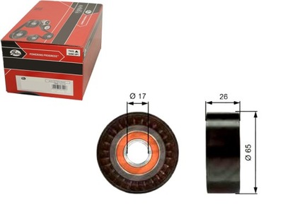 Ролик направляющая ремень audi a4 a4 allroad a5 a6 a6 фото №1