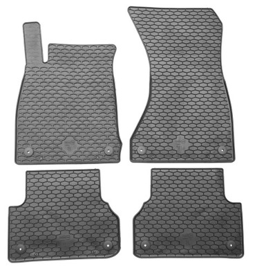 AUDI A4 B9 FROM 2015 A5 SPORTBACK MATS RUBBER ORIGINAL  