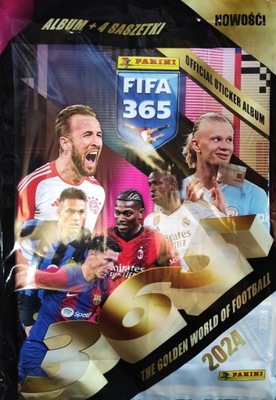 Panini Fifa 365 2024 zestaw startowy kolekcja naklejkowa