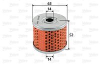 VALEO FILTRO COMBUSTIBLES PIEZA INSERTADA DIESEL PEUGEOT J5 90-/RENAULT EXPRESS 95-/MASTER  