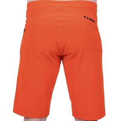 Spodenki rowerowe Cube EDGE LIGHTWEIGHT BAGGY M orange