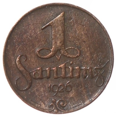 1 santim - Łotwa - 1926 rok