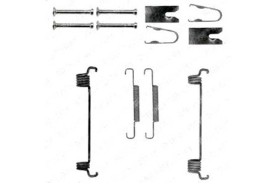 Delphi пружины колодка ham. citroen задняя jumper 06- фото №1