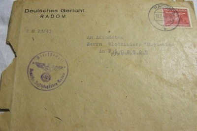 GG - Radom - 1943 Deutches Gericht