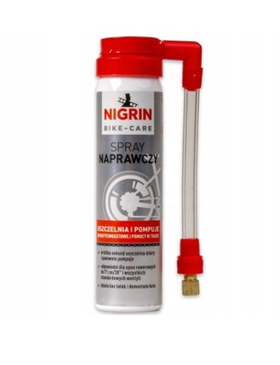 Nigrin Spray naprawczo-pompujący do dętek 75 ml