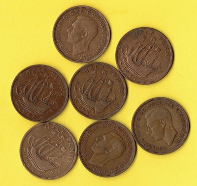 Wielka Brytania Half Penny 1941 r.