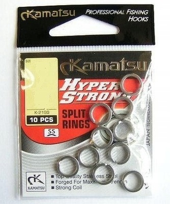 Kółka łącznikowe Kamatsu Hyper Strong 3,5mm/13kg SS