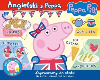 Świnka Peppa Angielski z Peppą Zapraszamy do stołu! - DK