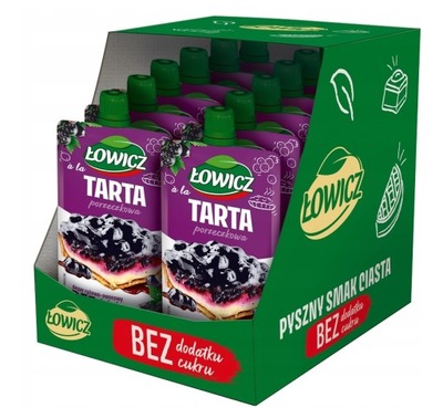 ŁOWICZ MUS DESER TARTA PORZECZKOWA 100G x 12 SZT