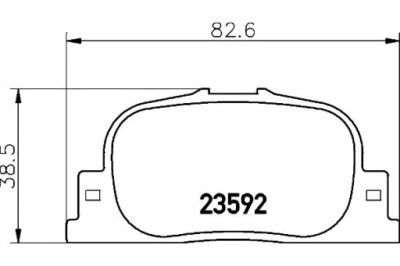 Hella pagid гальмівні колодки гальмівні lexus es 3.0 mcv30_. фото №1