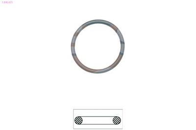 Eps 1.890.671 прокладка, корпус термостата фото №1